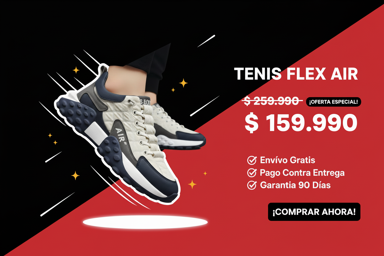 Banner Tenis Flex Air - Opção B